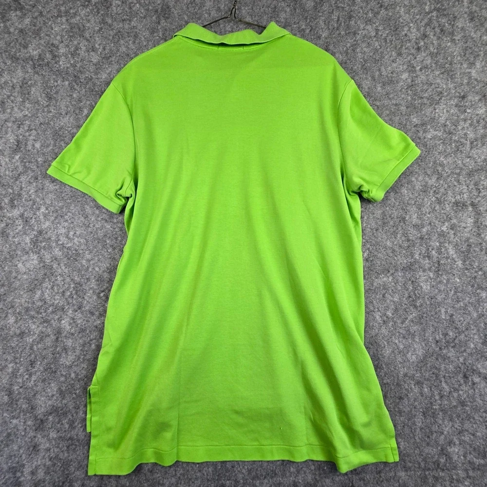 Polo Ralph Lauren Shirt Mens L Green Classic Fit Embroidered Pony Polo